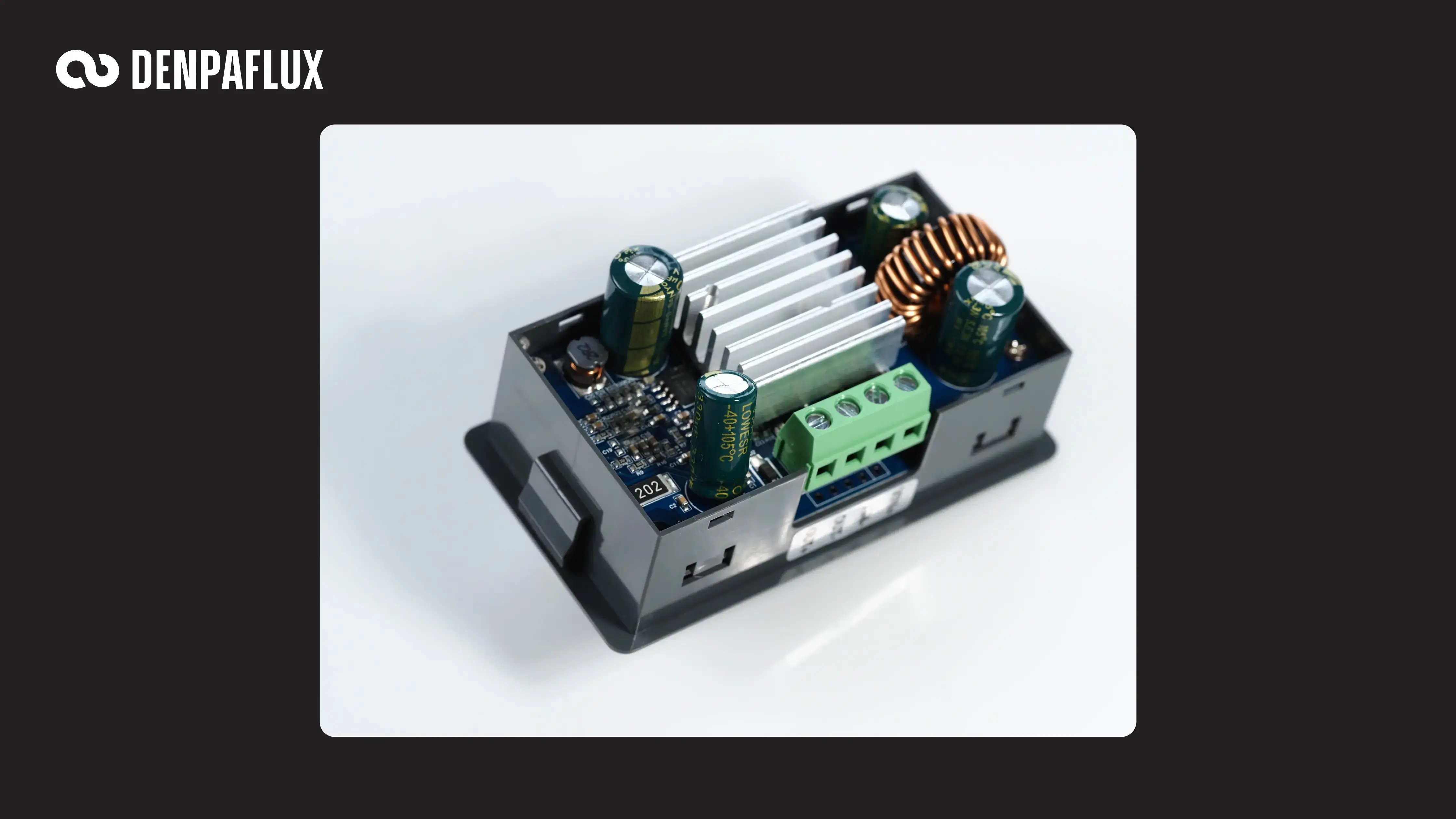 enclosed high voltage DC/DC converter with terminal block