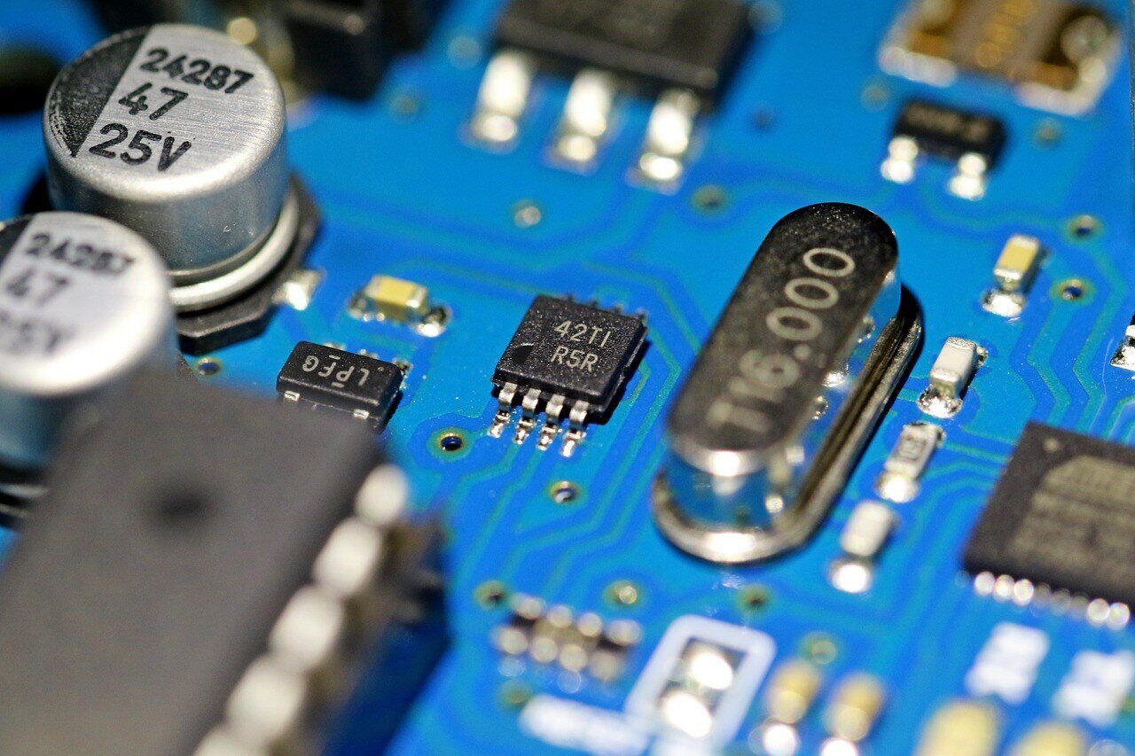 PCB with oscillator
