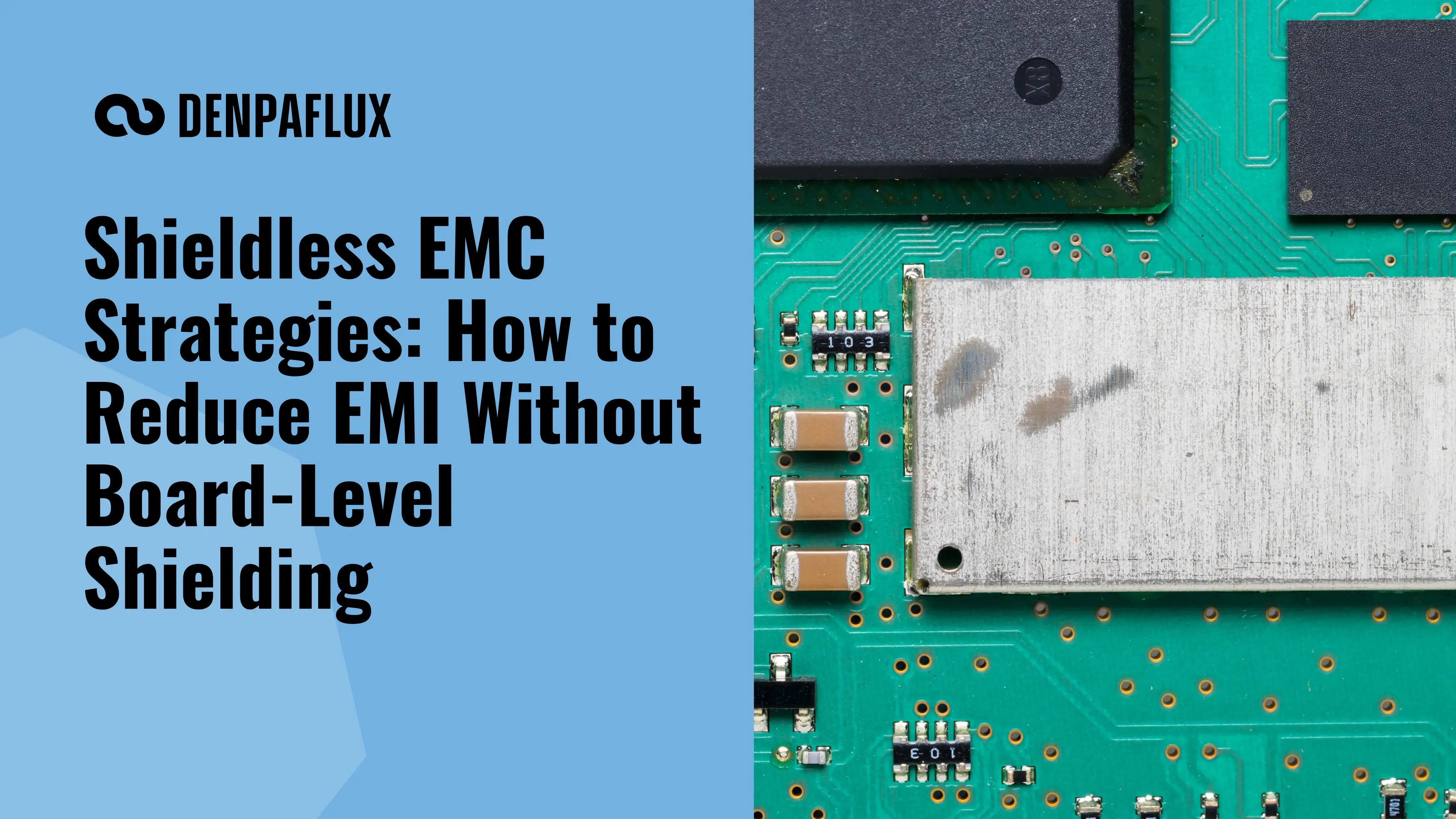  Shieldless EMC Strategies: How to Reduce EMI Without Board-Level Shielding | DENPAFLUX 