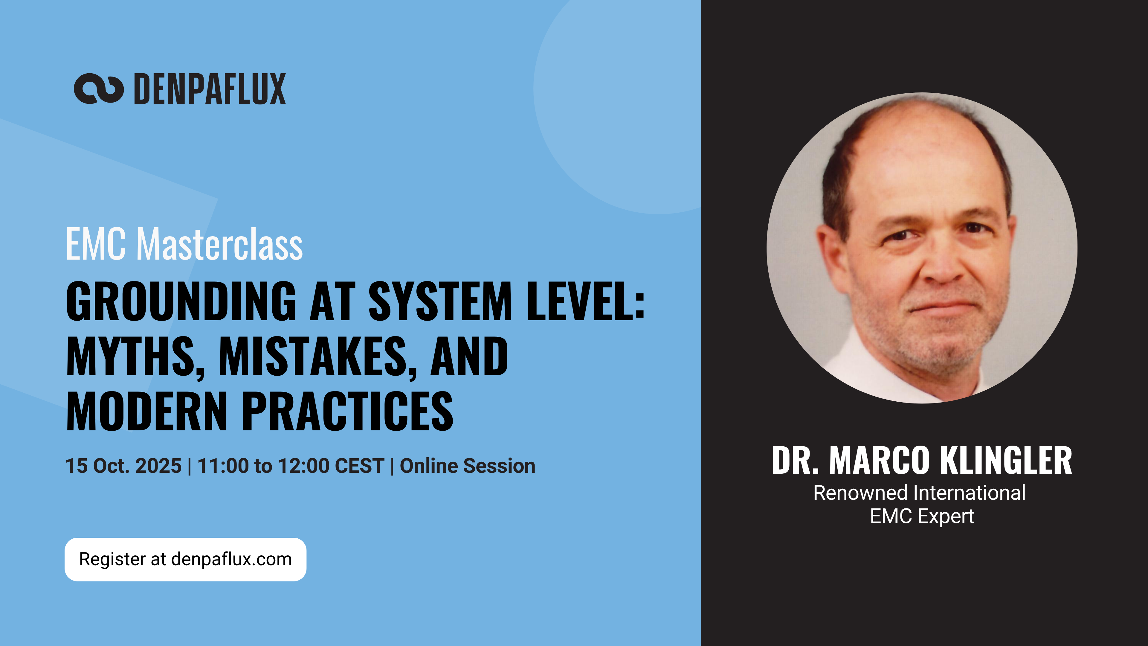 EMC online webinar - a world class masterclass on Grounding at system level topic