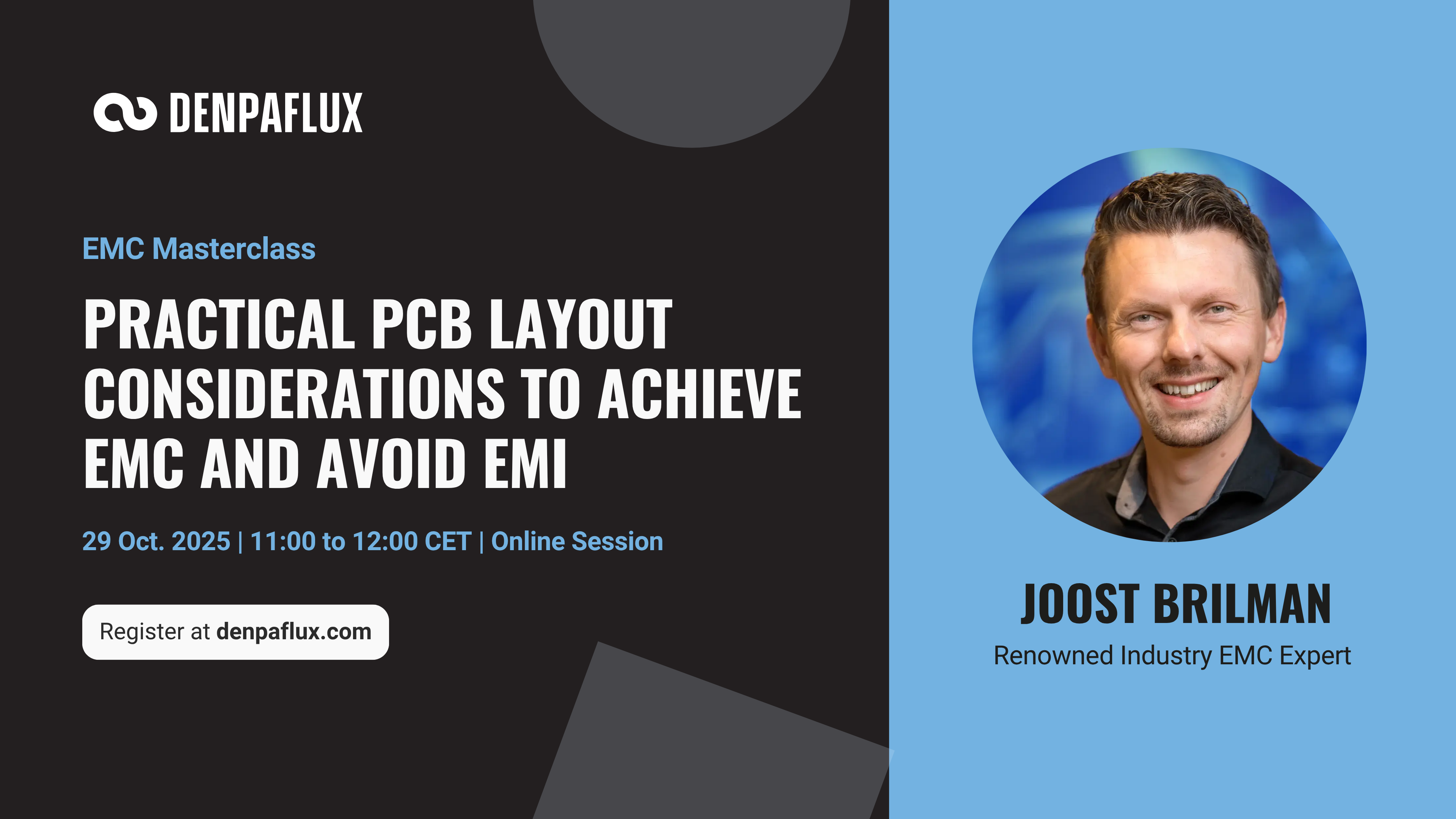 EMC online webinar - a world class masterclass on Practical PCB layout to achieve EMC