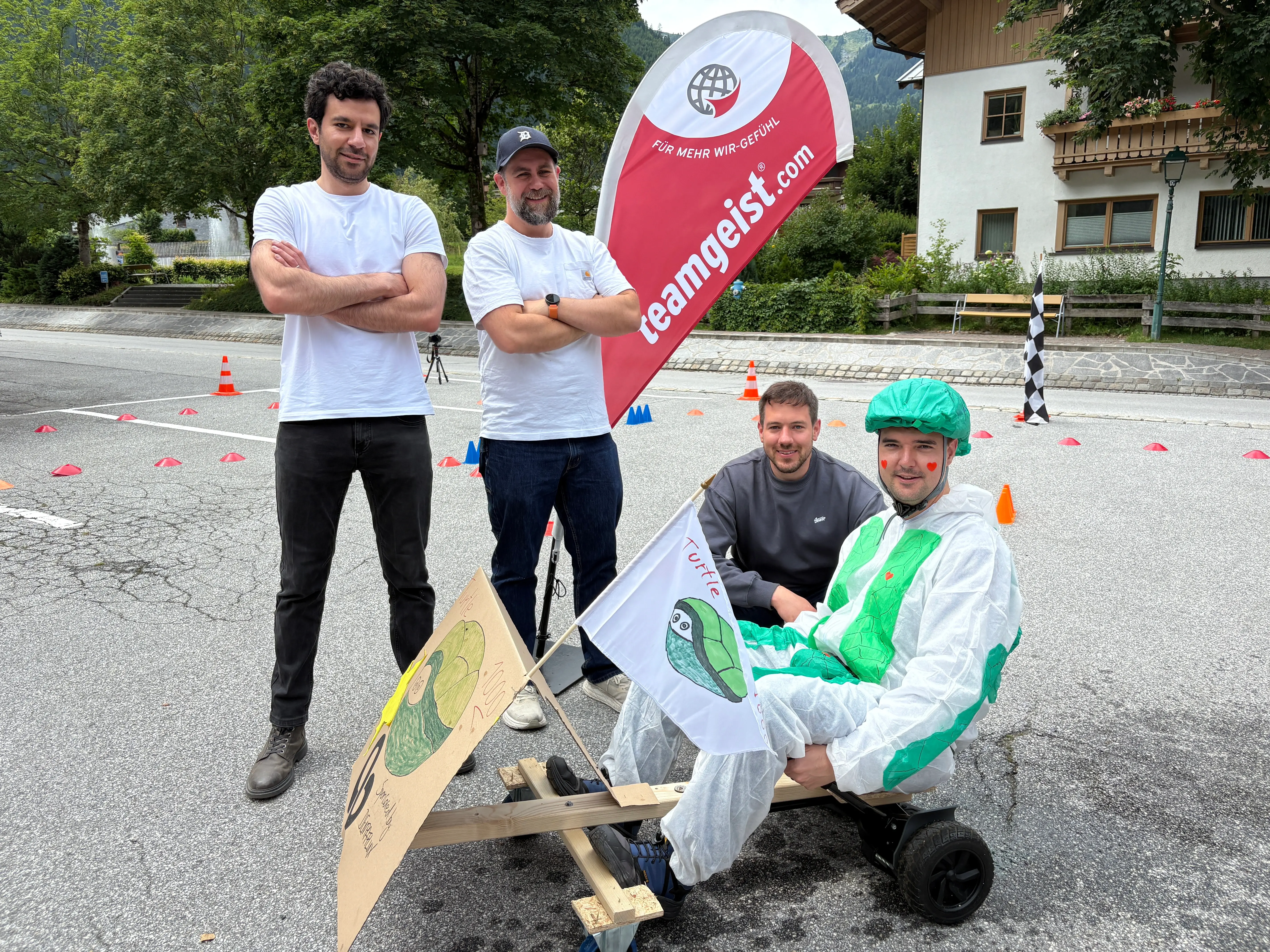 Team event work culture DENPAFLUX team