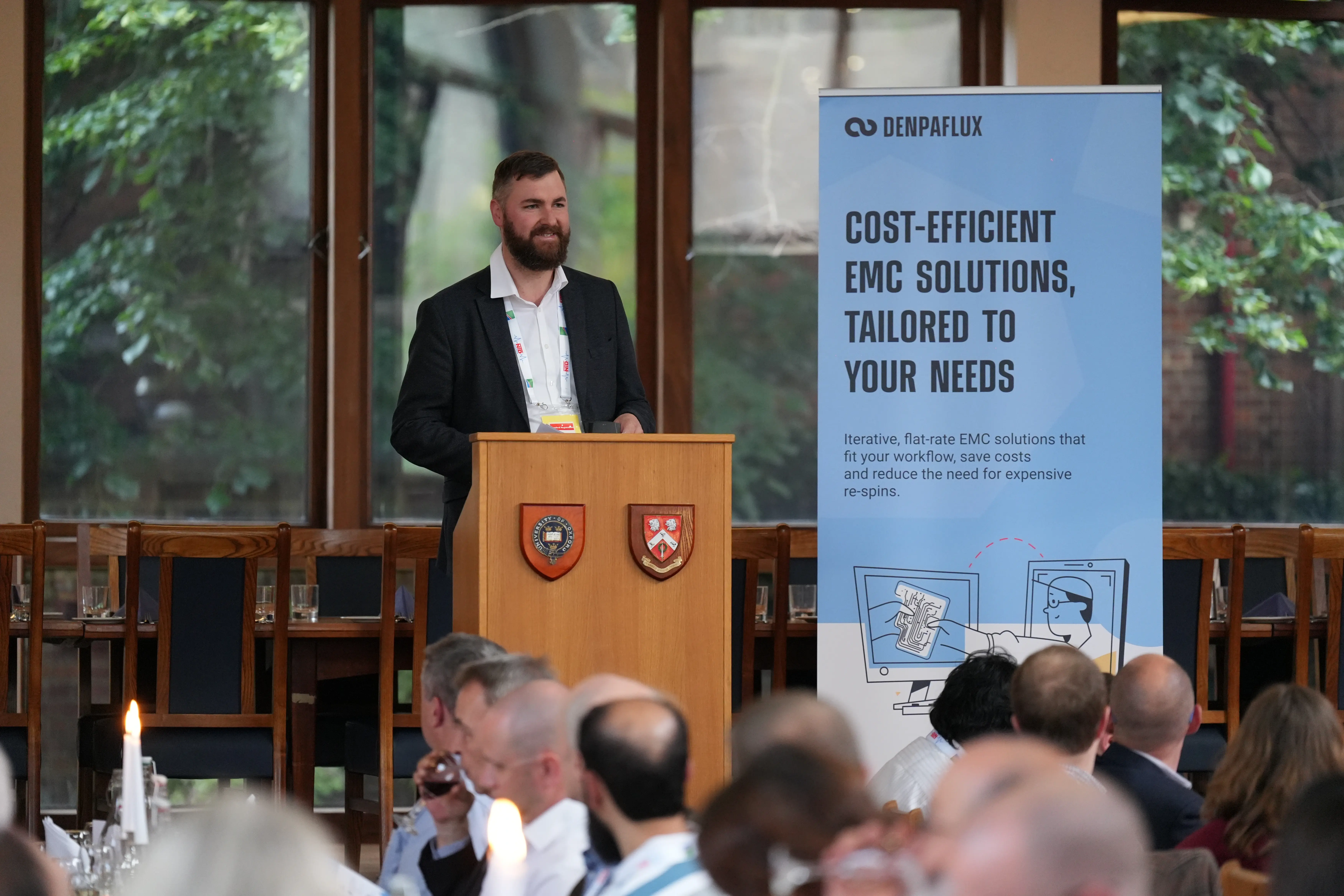 Reinhard CEO DENPAFLUX - Speech Oxford EMC Event tradeshow
